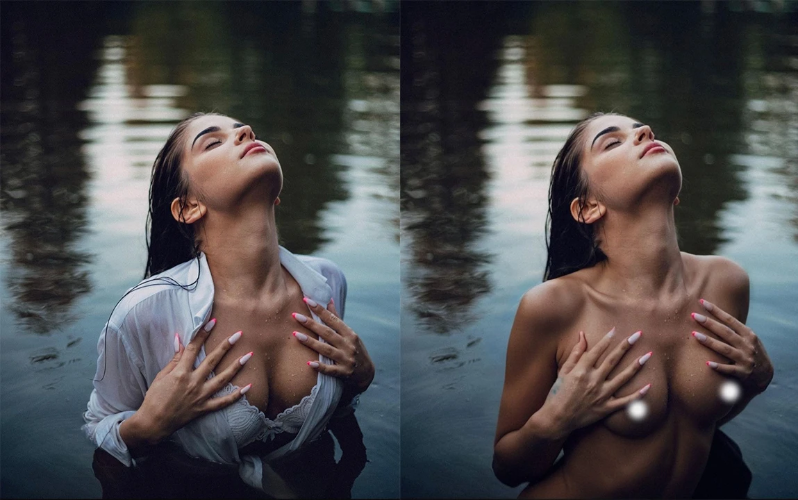 нейросеть для удаления одежды на фото